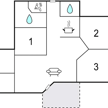 Dom wakacyjny Beautiful In Krems Iiwarderbrueck *